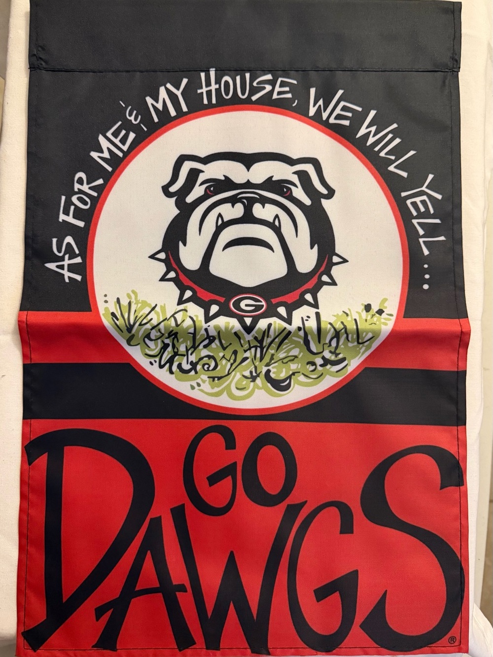Georgia Bulldogs garden flag